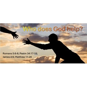 Who does God help?